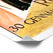 1929 Auto Rome Italië Auto Show Poster (Hoek)