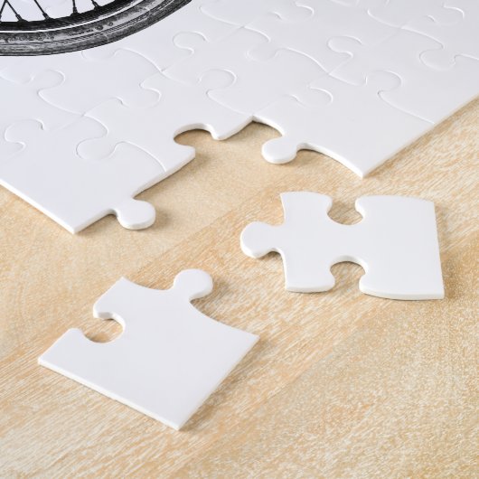 1929 Brough superieure motorfiets Legpuzzel (Zijkant)