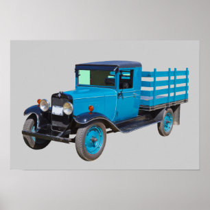 1929 Chevy 1 Ton Stake Body Truck Poster