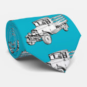 1929 chevy truck 1 ton belang Body Illustration Stropdas (Opgerold)