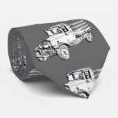 1929 chevy truck 1 ton belang Body Illustration Stropdas (Opgerold)