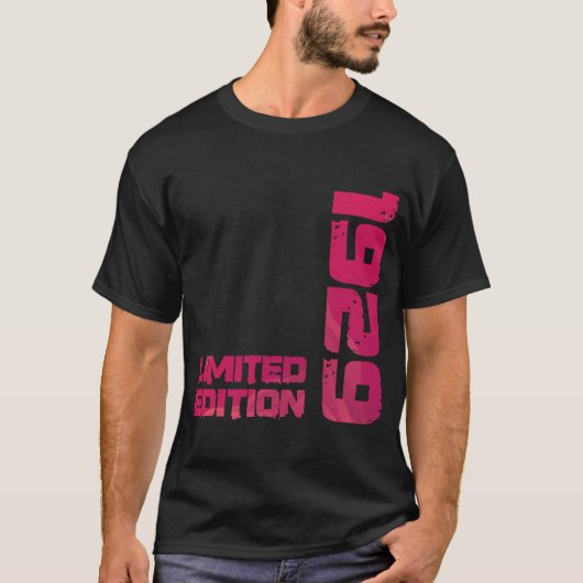 1929 Geboortejaar 1929 T-shirt (Voorkant)