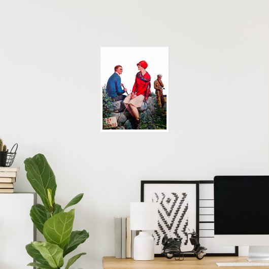  1929 Golf print (Thuiskantoor)