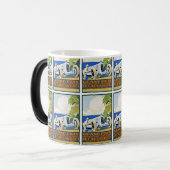 1929 Grand Prix van Pet d'Antibes Magische Mok (Voorkant links)