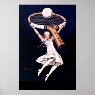  1929 Jean d'Ylen Tennis Ad Poster