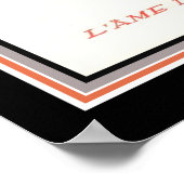 1929 Le Sourire Art Deco Jazz Hoesje Poster (Hoek)