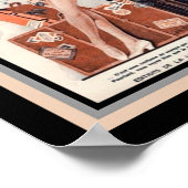 1929 Le Sourire French Deco Poster (Hoek)