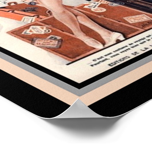 1929 Le Sourire French Deco Poster (Hoek)