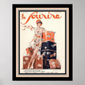 1929 Le Sourire French Deco Poster (Voorkant)