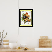 1929 Life Art Deco Hoesje 16 x 20 Poster (Keuken)