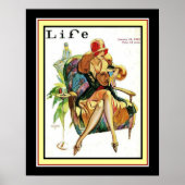 1929 Life Art Deco Hoesje 16 x 20 Poster (Voorkant)