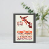 1929 Lwow Eastern International Fair Briefkaart (Staand voorkant)