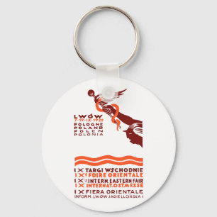 1929 Lwow Eastern International Fair Sleutelhanger