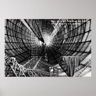 1929 LZ 127 poster binnenschip