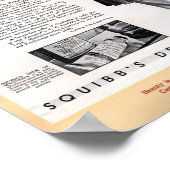 1929 Squibb tandheelkundige crème Poster (Hoek)