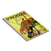 1929 St. Nicholas magazine cover leopard Notitieboek (Rechterzijde)