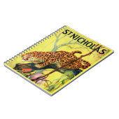 1929 St. Nicholas magazine cover leopard Notitieboek (Linkerzijde)