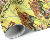 1929 St. Nicholas magazine cover leopard print Cadeaupapier (Rol Hoek)