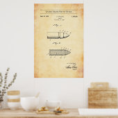 1929 US Patent 1767308 - Bullet Poster (Keuken)