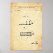 1929 US Patent 1767308 - Bullet Poster (Voorkant)