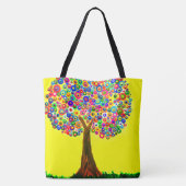 192 - Zomer Boom Tote Tas (Achterkant)