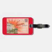 1930-40 MIAMI BRIEFKAART COOL KITSCH BAGAGELABEL (Achterkant horizontaal)