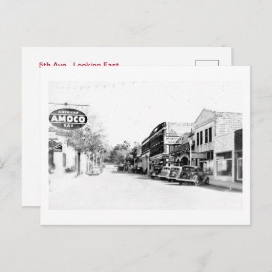 1930, 5th Ave., Mount Dora, Fl Briefkaart (Voorkant / Achterkant)