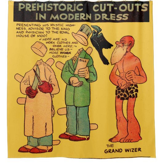 1930 Alley Oop comics The Grand Wizer Douchegordijn (Voorkant)
