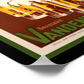 1930 Art Deco Belgium Beer Ad Poster (Hoek)