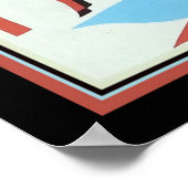 1930 Art Deco Gazelle Poster (Hoek)