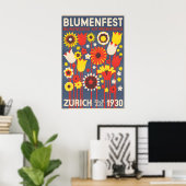 1930 Blumenfest Poster (Thuiskantoor)