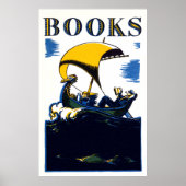 1930 Books-Poster Poster (Voorkant)