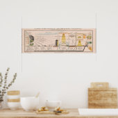 1930 Booth Verloop van de Tijd Ewigheid Grafiek Poster (Keuken)