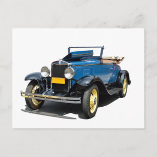 1930 Chevy Convertible Automobile Briefkaart