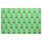 1930 Corticelli white kitten print Stof (Fat Quarter)