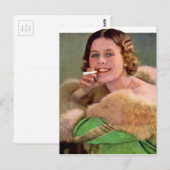 1930-dame roker briefkaart (Voorkant / Achterkant)