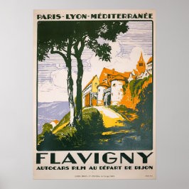  1930 Flavigny French Travel Poster