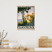 1930 Flavigny French Travel Poster (Keuken)