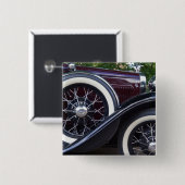 1930 Ford A Classic Car Vierkante Button 5,1 Cm (Voorkant /achterkant)