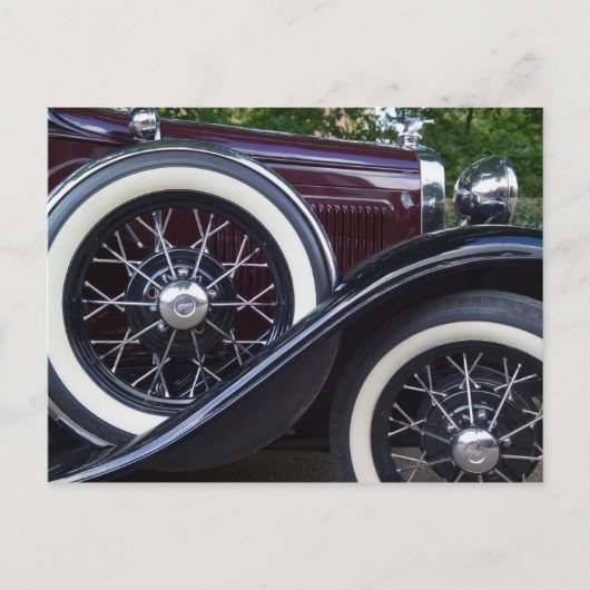 1930 Ford A klassieke auto Briefkaart (Voorkant)