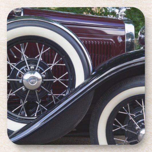 1930 Ford A Klassieke Auto Drankjes Onderzetter (Voorkant)