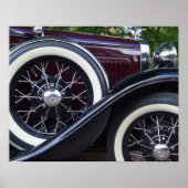 1930 Ford A Klassieke Auto Poster (Voorkant)