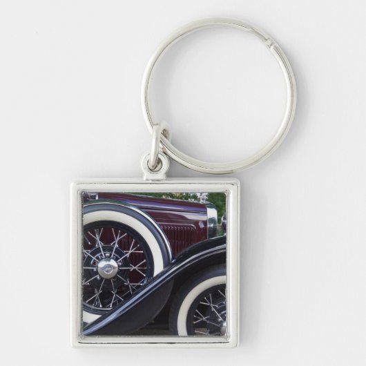 1930 Ford A Klassieke Auto Sleutelhanger (Voorkant)