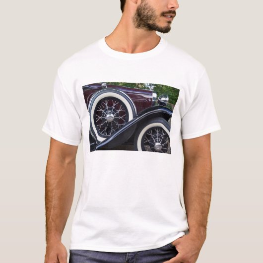 1930 Ford A Klassieke Auto T-shirt (Voorkant)