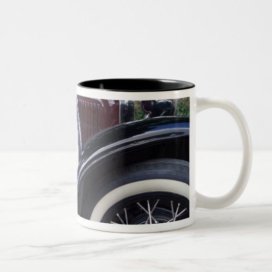 1930 Ford A Klassieke Auto Tweekleurige Koffiemok (Rechts)