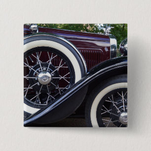 1930 Ford A klassieke auto Vierkante Button 5,1 Cm