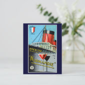 1930 Franse Apertif Normandie Briefkaart (Staand voorkant)