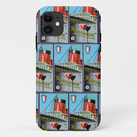 1930 Franse Apertif Normandie Case-Mate iPhone Case (Achterkant)