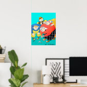  1930 Golfafdrukken Poster (Thuiskantoor)