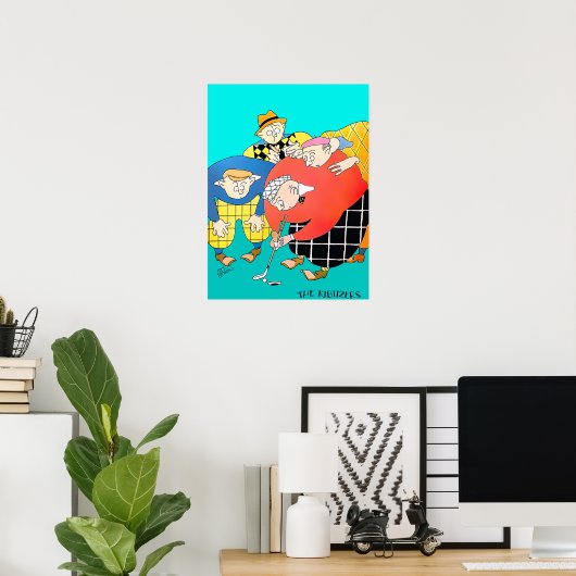  1930 Golfafdrukken Poster (Thuiskantoor)